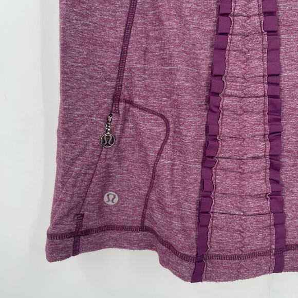 Lululemon Run Free Tank Heathered Plum Size 4 - Picture 4 of 7